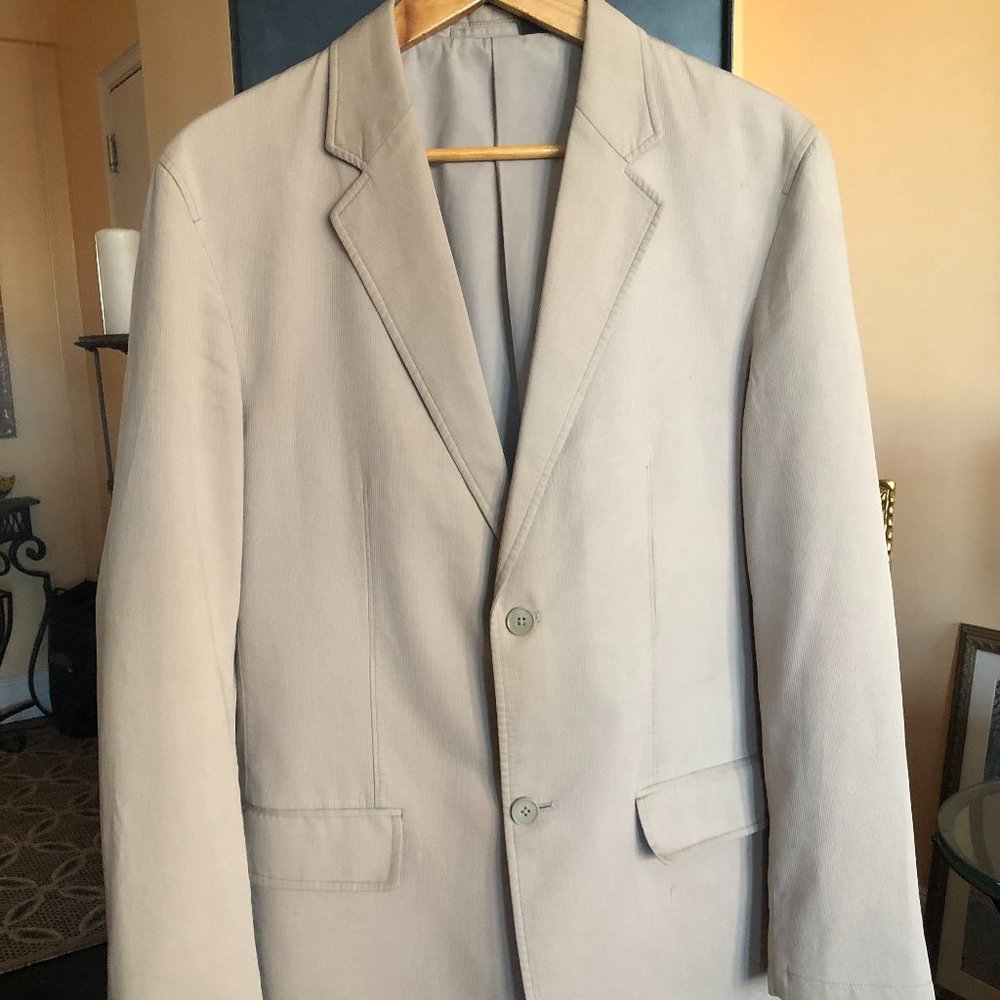 FINE-WALE LIGHTWEIGHT CORDUROY BLAZER/SPORT JACKET SIZE M (42R)
